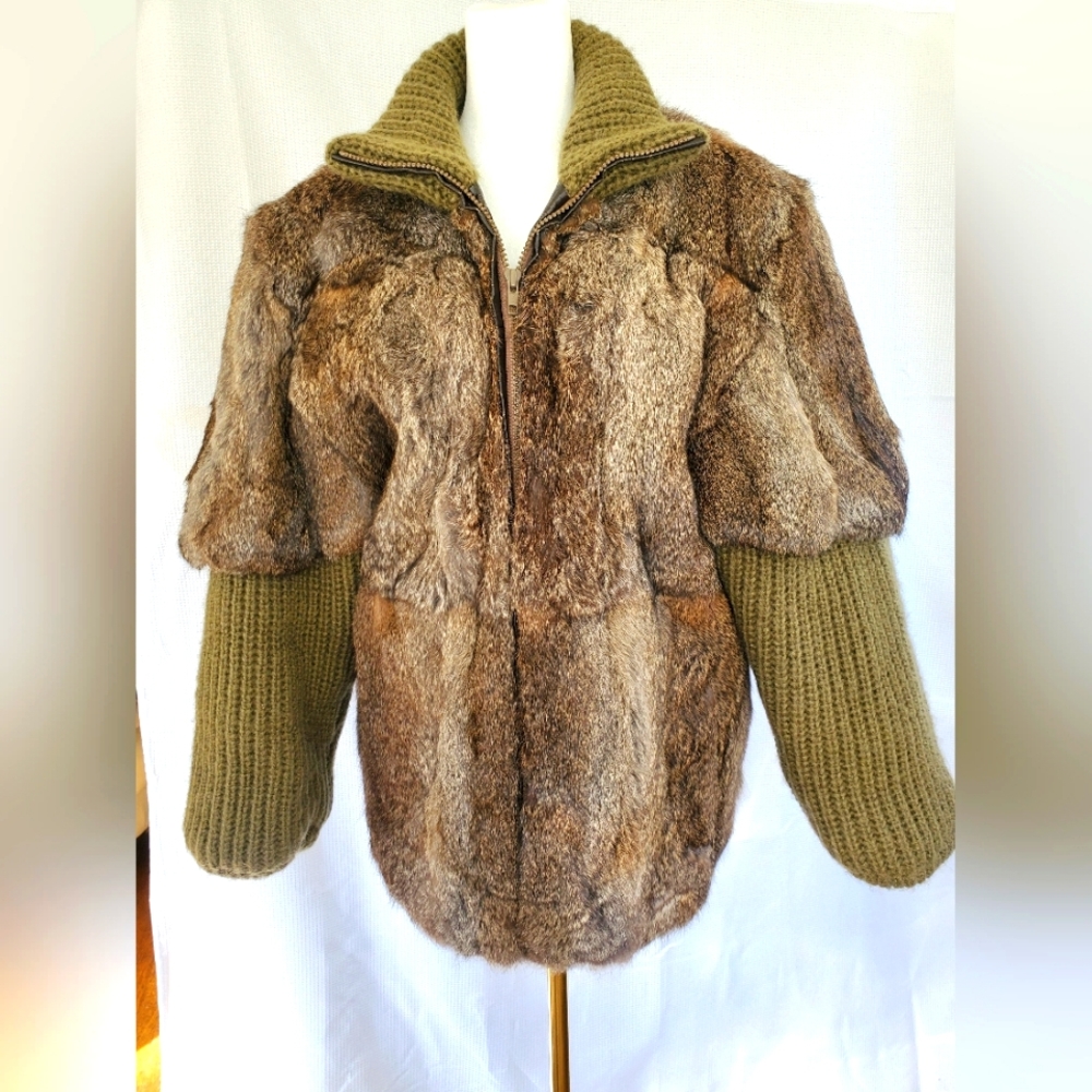Split End Ltd Rabbit And Sweater Jacket - image 1